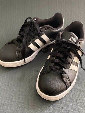 Adidas Cloudfoam Ortholite Float Advantage Black Sneakers Size 6.5 Comfort Athle